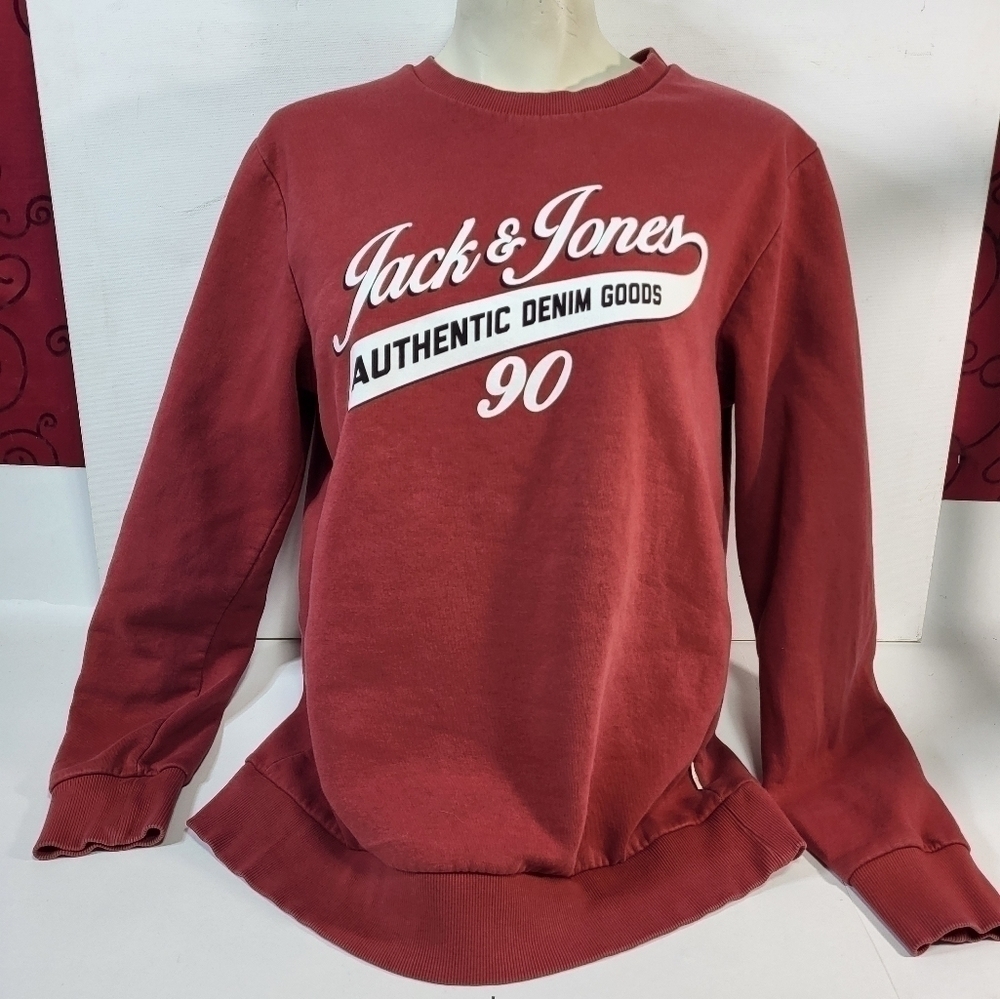 Jack & Jones Red Sweater - Picture 2 of 8